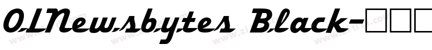OLNewsbytes Black字体转换